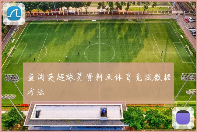 查询英超球员资料及体育竞技数据方法